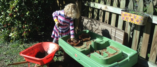 Spring mud pies and backyard ideas from Pinterest
