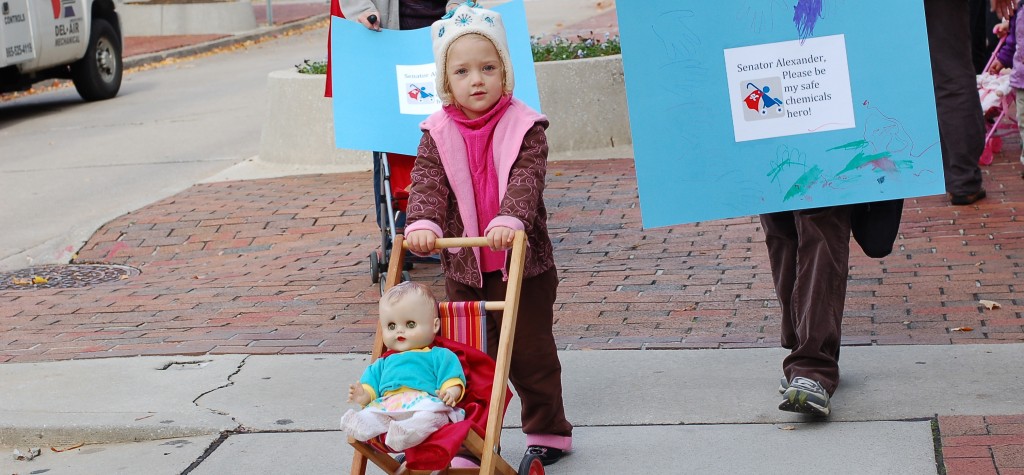 Stroller brigade to support the Safe Chemicals Act