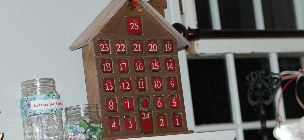 Our reverse advent calendar