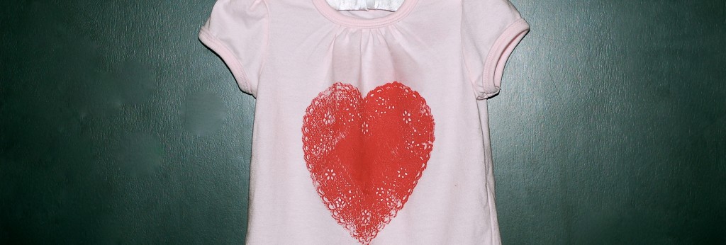 A quick, make-the-night-before Valentine shirt