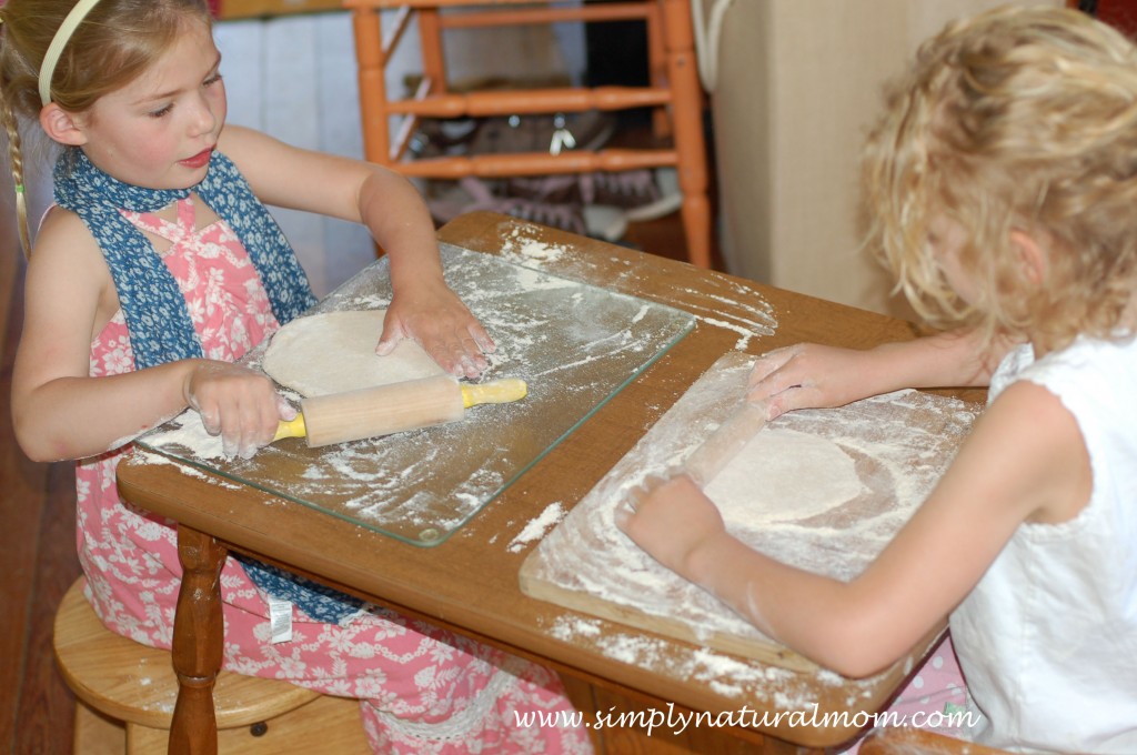Homemade Pizza Making with Children